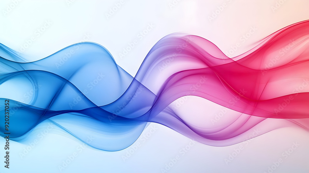 Abstract flowing waves in blue and pink tones, creating a smooth gradient background. Abstract flowing waves in blue and pink tones, creating a smooth gradient background.
