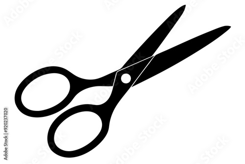 Scissors icon, collection scissors vector silhouette