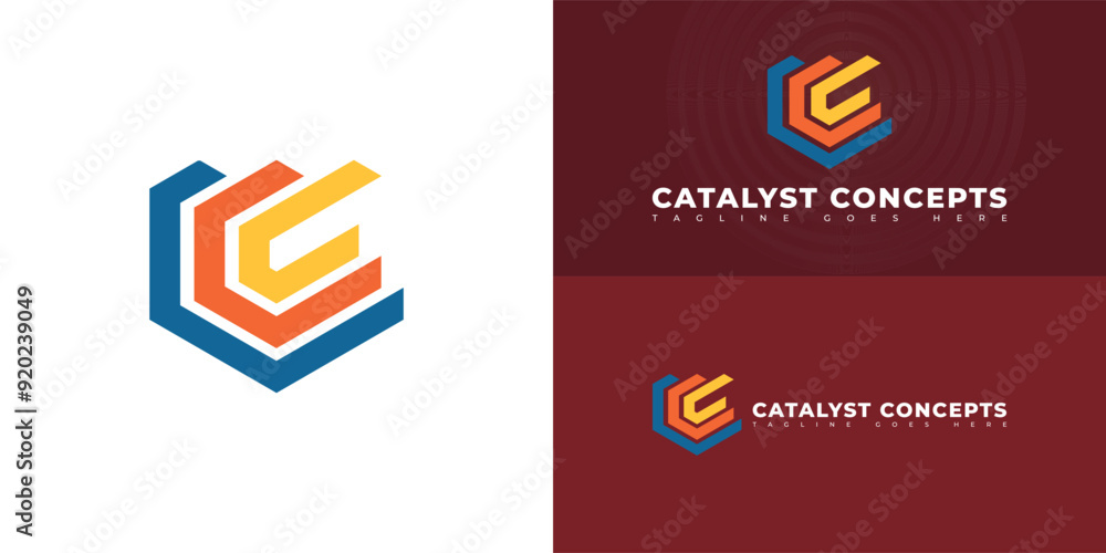 Abstract initial letter C or CC in multiple colors isolated on multiple background colors. The logo is suitable for creative marketing consulting firm logo design inspiration templates. Abstract initial letter C or CC in multiple colors isolated on multiple background colors. The logo is suitable for creative marketing consulting firm logo design inspiration templates.