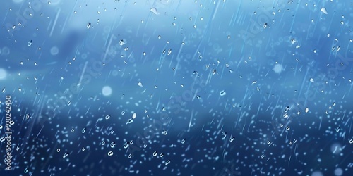 Moody Rainy Day. Tranquil rainy background with high detail.