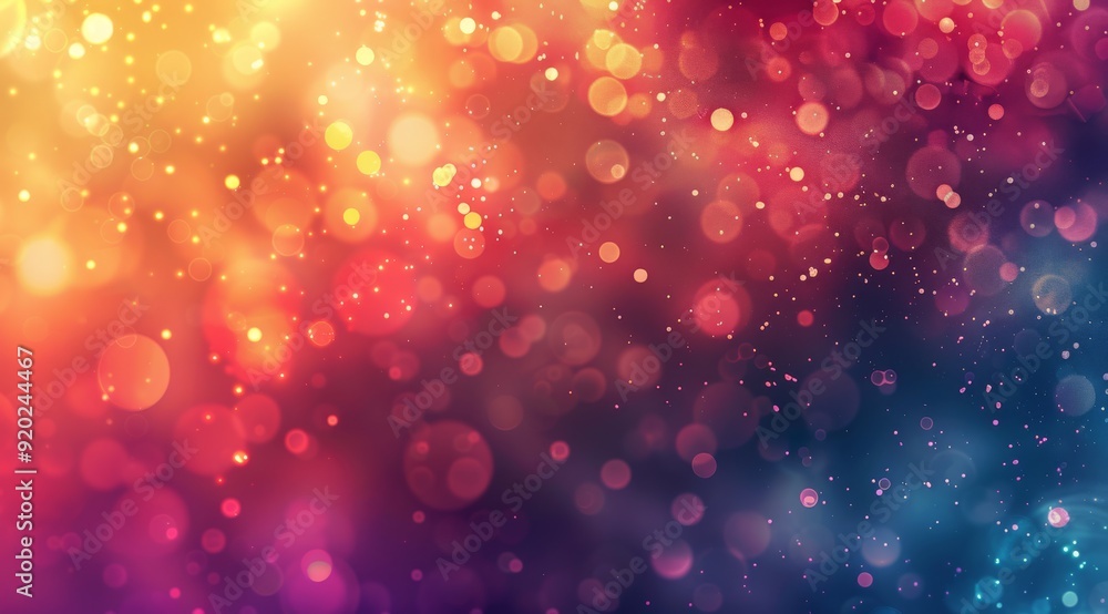 A beautifully vivid blend of colorful bokeh lights creating an abstract, artistic background full of charm A beautifully vivid blend of colorful bokeh lights creating an abstract, artistic background full of charm