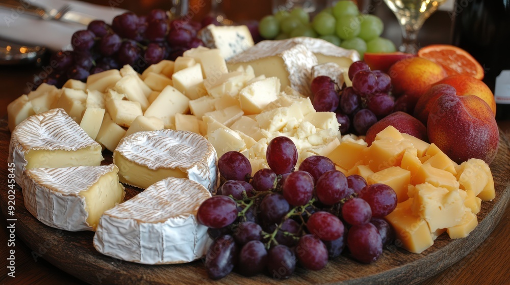 Cheese and Fruit Platter Cheese and Fruit Platter