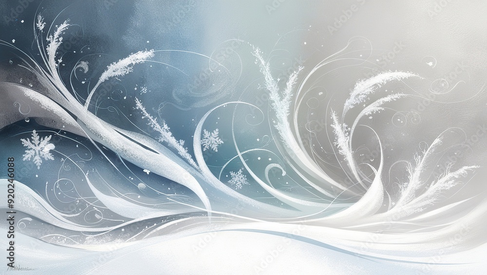 abstract background with snowflakes abstract background with snowflakes