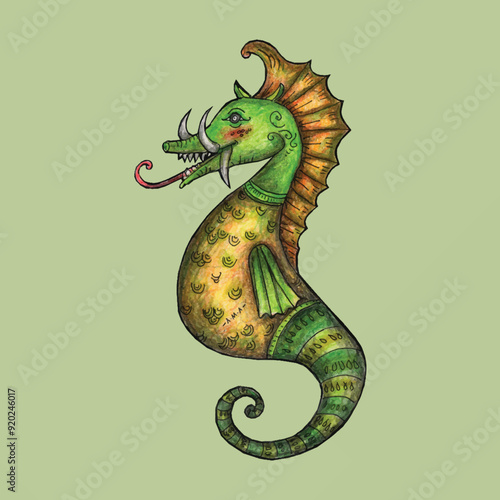 Adobe Illustrator Artwork Seahorse Monster Vector Illustration Design PNG