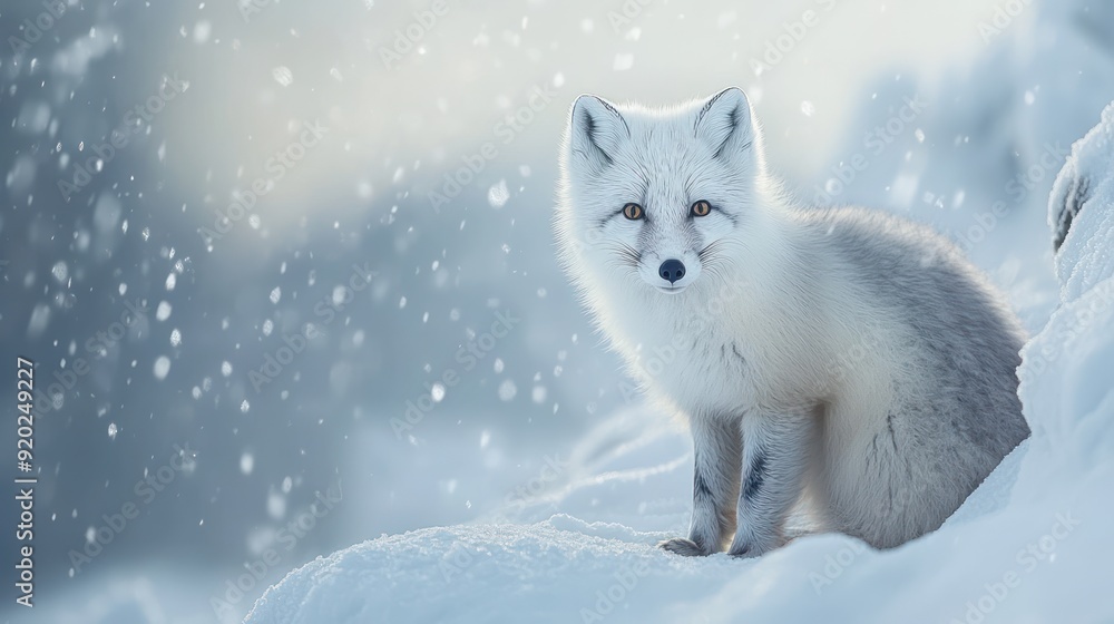 Arctic Fox in a Winter Wonderland Arctic Fox in a Winter Wonderland