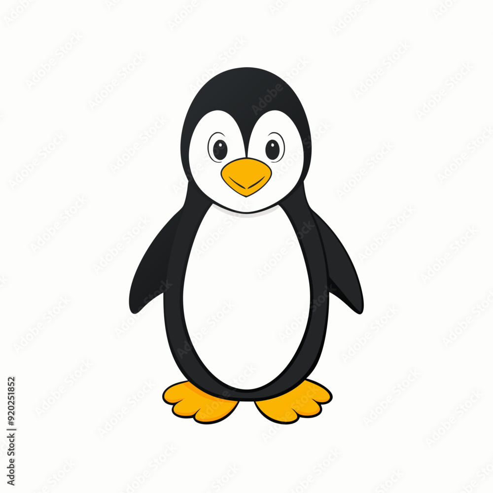 Fototapeta premium Penguin vector art Illustration