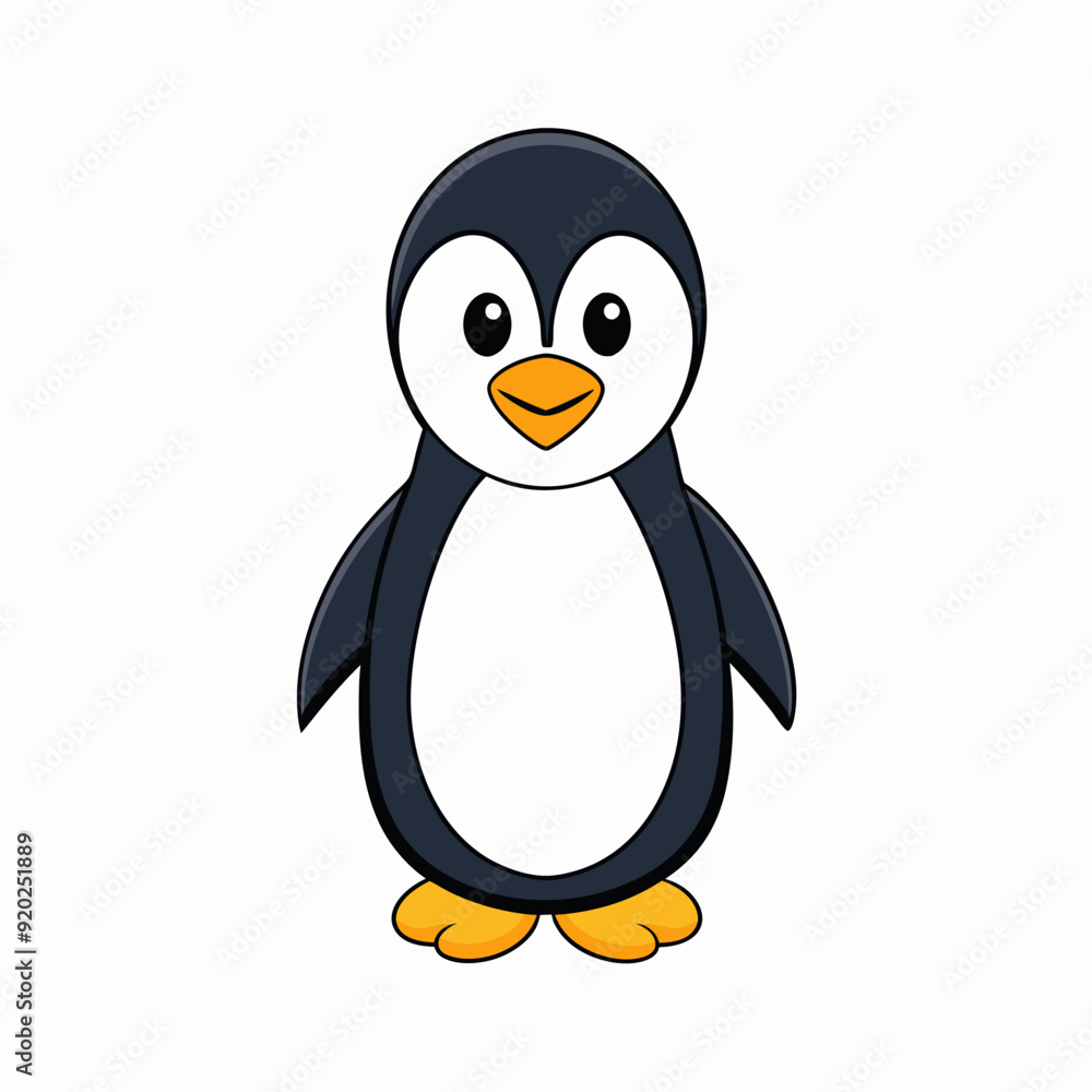 Obraz premium Penguin vector art Illustration