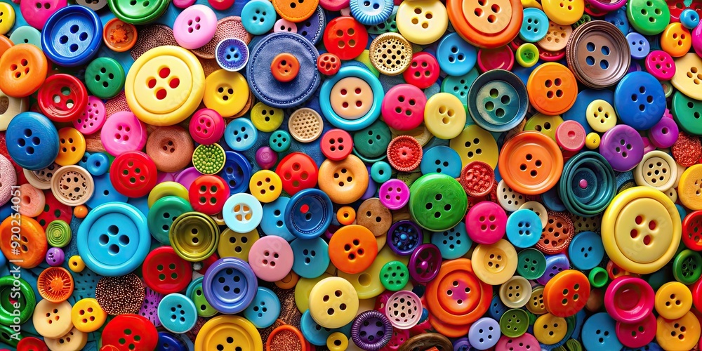 Vibrant abstract background with colorful buttons of various shapes and sizes scattered randomly, creating a playful and creative composition with a sense of chaos. Vibrant abstract background with colorful buttons of various shapes and sizes scattered randomly, creating a playful and creative composition with a sense of chaos.