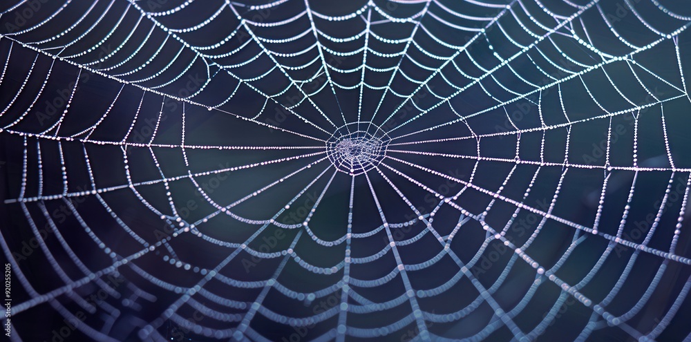 Obraz premium Intricate Spider Web Patterns. Nature-inspired concept