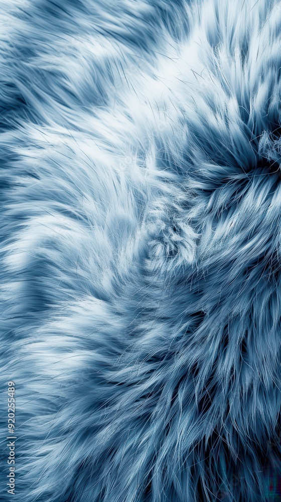 A close-up of a soft blue fur texture showcasing its fluffy and inviting appearance A close-up of a soft blue fur texture showcasing its fluffy and inviting appearance