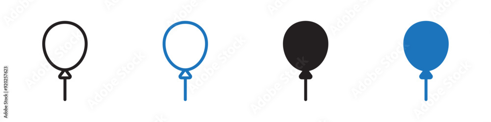 Balloon icon Symbol set collection Balloon icon Symbol set collection