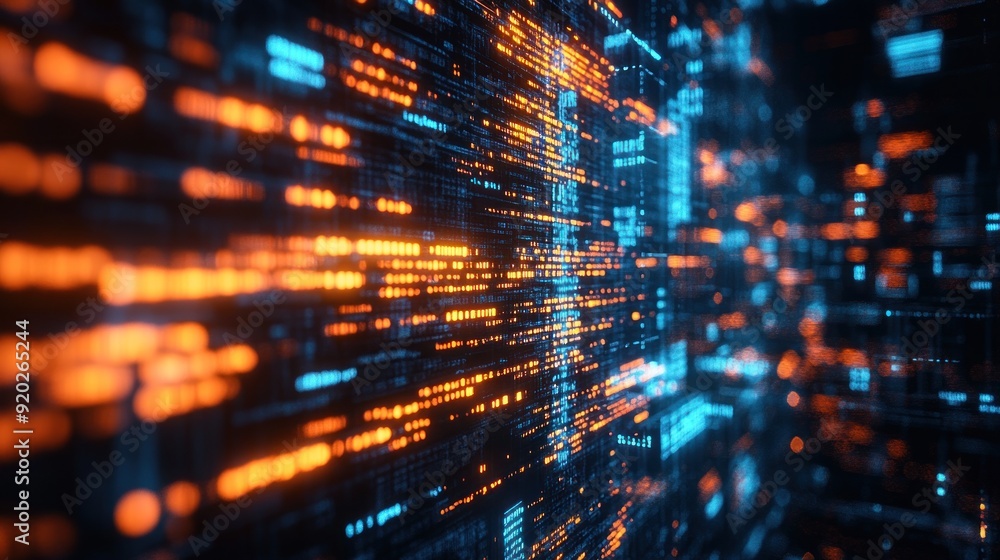 Abstract Digital Data Flow Abstract Digital Data Flow