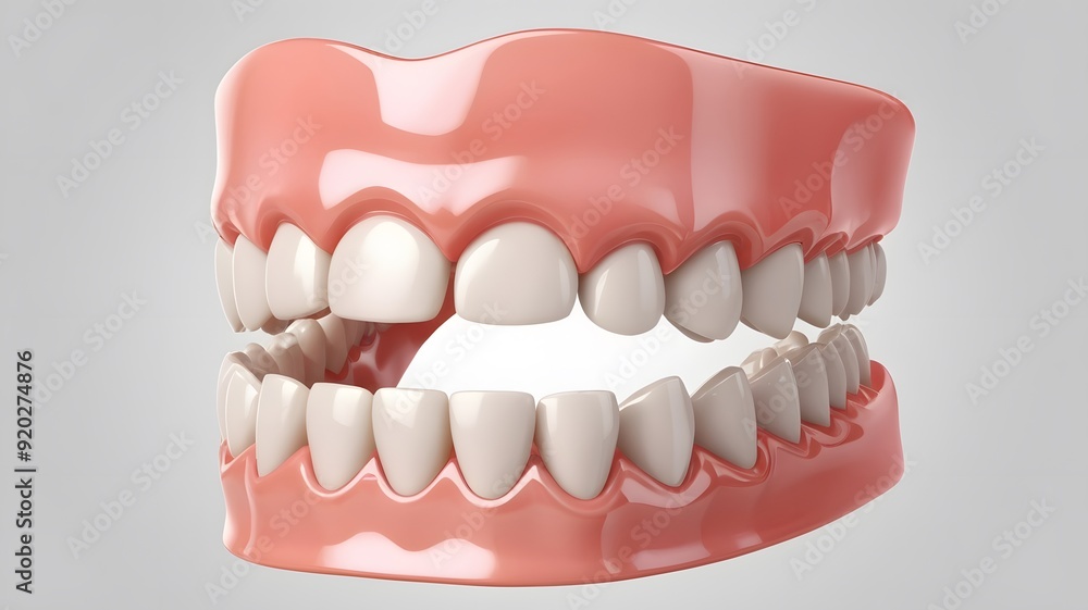 Tooth model, isolated. Tooth model, isolated.