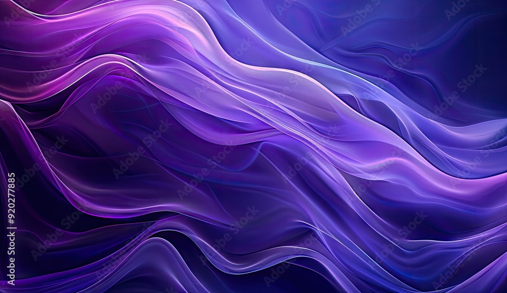 Obraz premium Abstract Purple and Blue Swirling Background