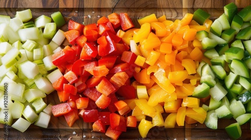 Brunoising: The technique of finely dicing food into small, uniform cubes, commonly used for vegetables in soups, sauces, and as garnishes for precise presentation.
