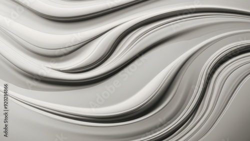 Abstract background with flowing, wavy lines in shades of gray. Perfect for modern, minimalist designs.