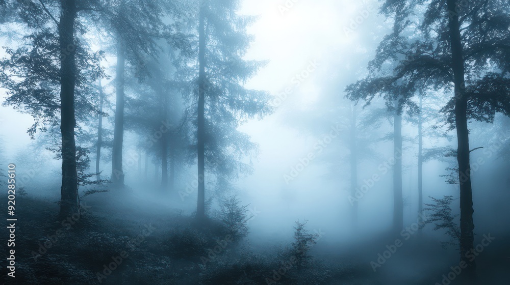 Mystical Foggy Forest Mystical Foggy Forest