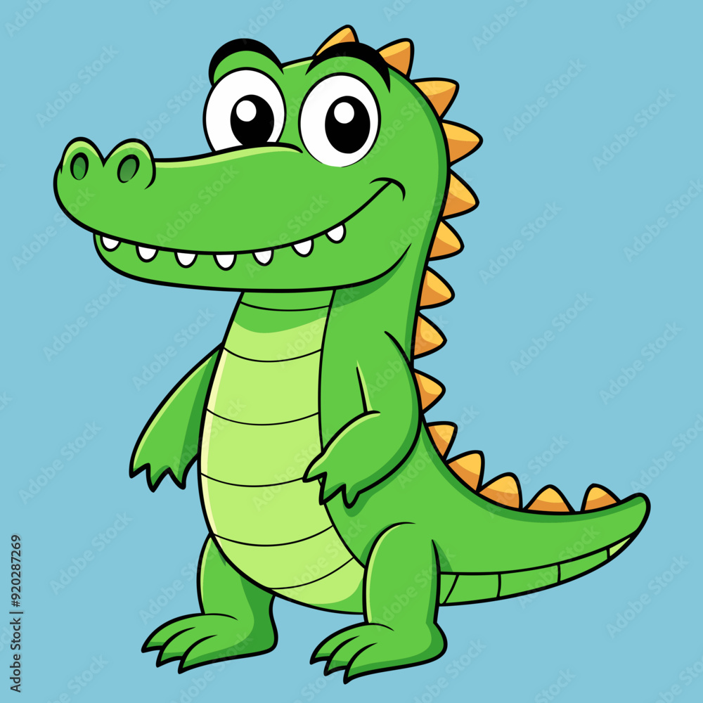 Crocodile art vector illustration Crocodile art vector illustration