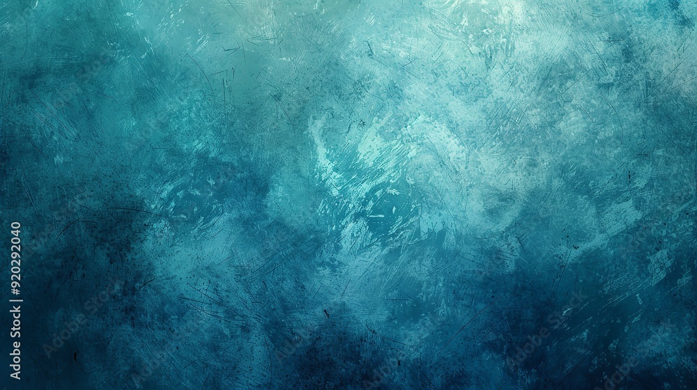 Blended blue green background with grainy grunge texture Blended blue green background with grainy grunge texture