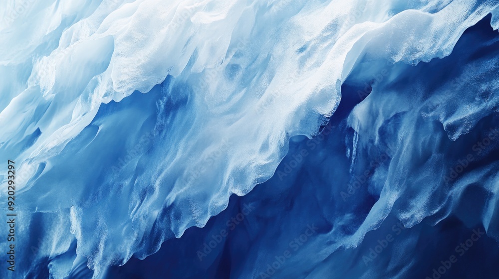 Obraz premium Large iceberg close-up