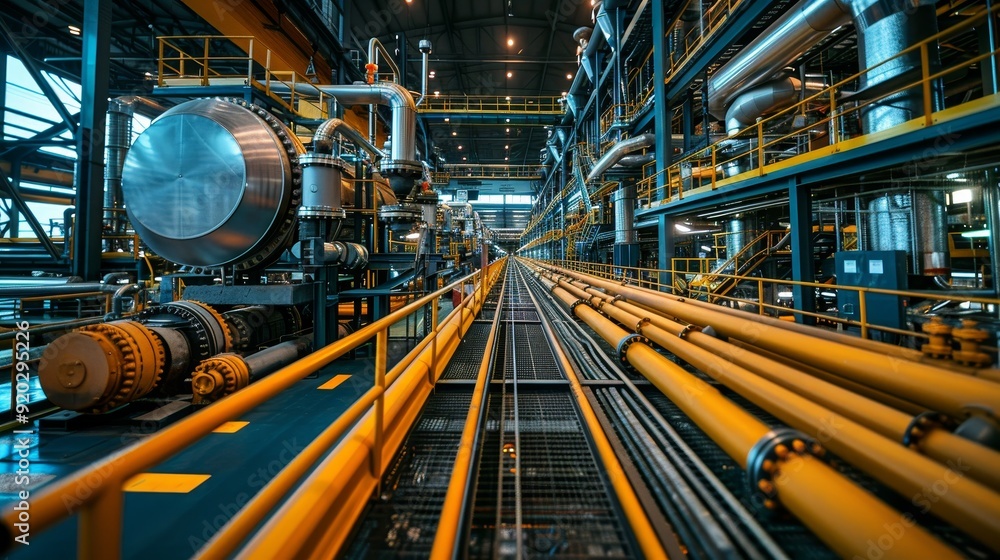 Futuristic Industrial Revolution - Advancements in Technology and Resource Efficiency Futuristic Industrial Revolution - Advancements in Technology and Resource Efficiency