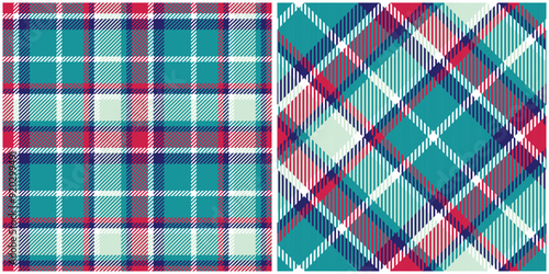 Tartan Plaid Pattern Seamless. Tartan Seamless Pattern. Template for Design Ornament. Seamless Fabric Texture. Vector Illustration
