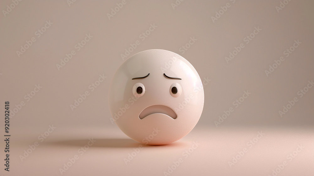 digital cute face icon with expression 3d render digital cute face icon with expression 3d render