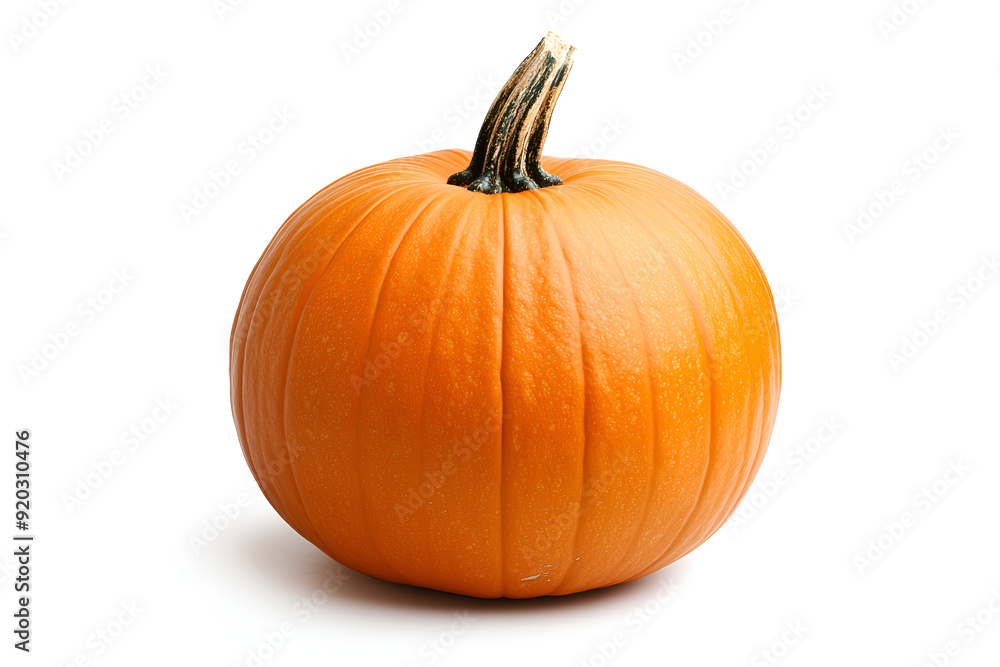 Beautiful Rustic Orange Fall and Autumn Objects on Isolated White Background Beautiful Rustic Orange Fall and Autumn Objects on Isolated White Background