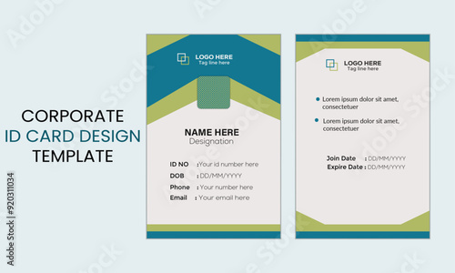 Double-Sided creative business card and visiting card design template .Horizontal and vertical business card template design with front and back presentation. Minimal card template design layout.