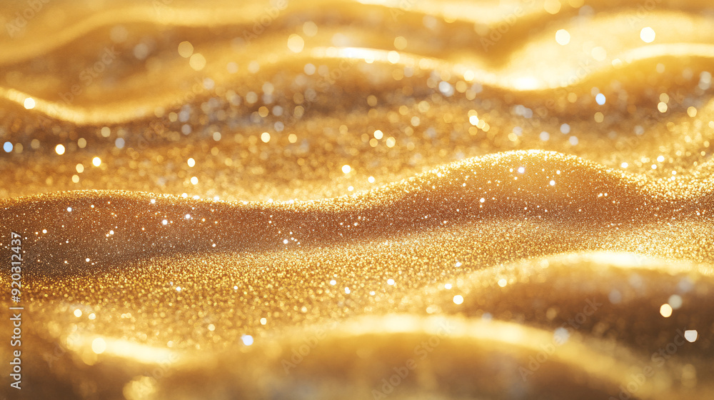 golden particles and sprinkles for holiday. shiny golden lights. Defocused Golden Particles Glittery against Dark Background with Copy Space. golden particles and sprinkles for holiday. shiny golden lights. Defocused Golden Particles Glittery against Dark Background with Copy Space.