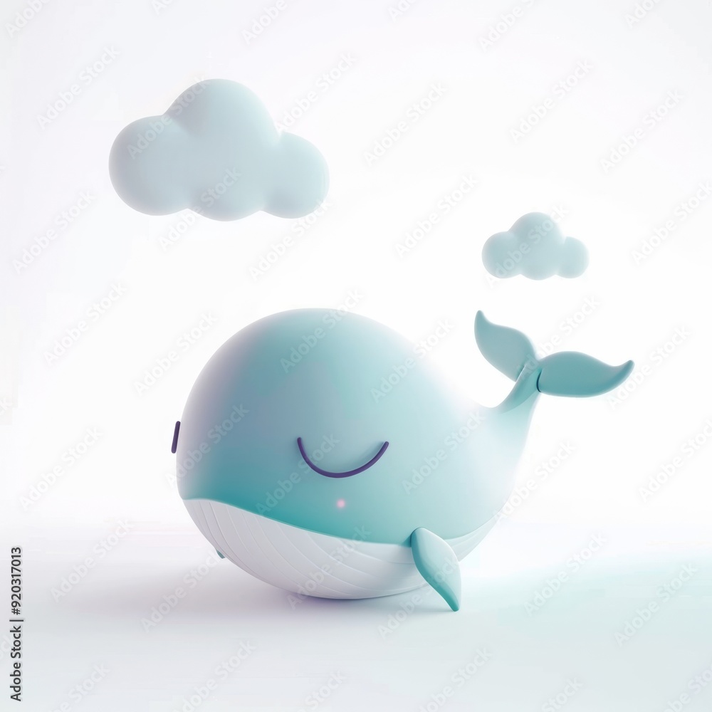 whale character in 3D style on a white background
whale character in 3D style on a white background