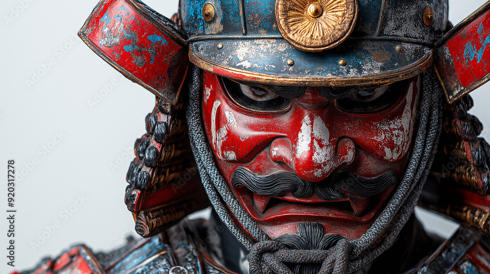 戦国武者の鬼の面 Stock Photo | Adobe Stock