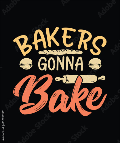 Baking T-shirt Design