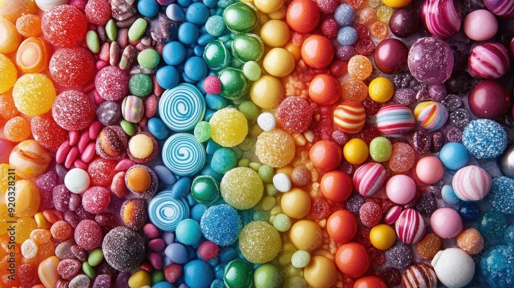 Colorful Candy Sweet. Generative AI Colorful Candy Sweet. Generative AI