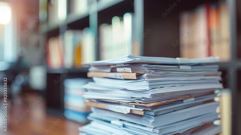 Stack of Business Documents and Papers Stack of Business Documents and Papers