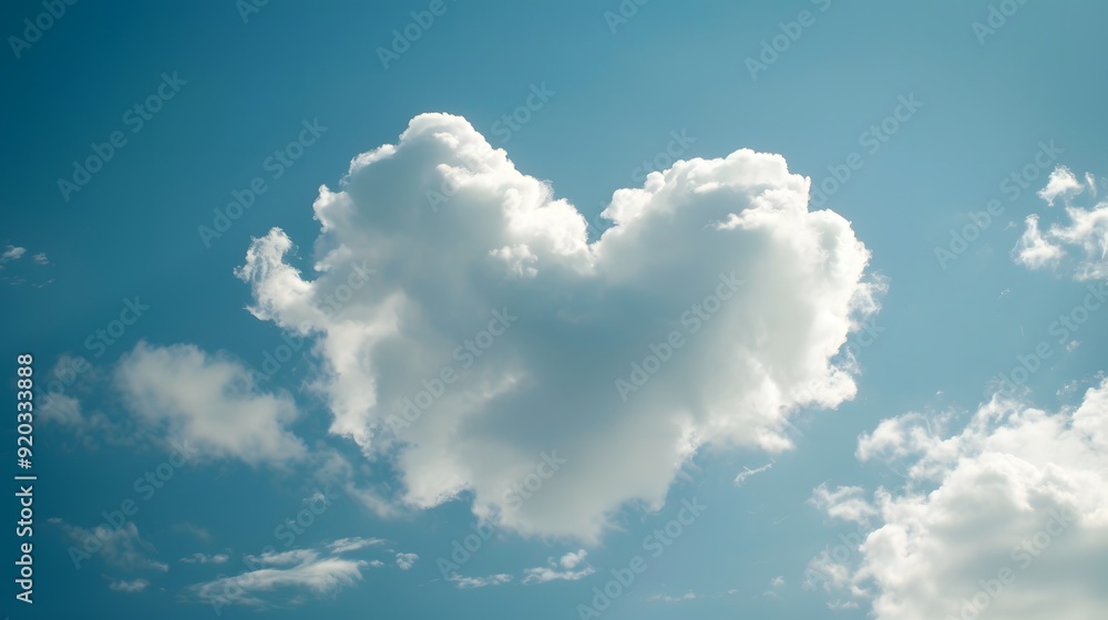 Cloud Shaped Like Heart: A fluffy cloud in the shape of a heart drifting across the sky.
Cloud Shaped Like Heart: A fluffy cloud in the shape of a heart drifting across the sky.