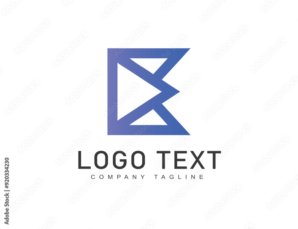 Flat logo design Flat logo design