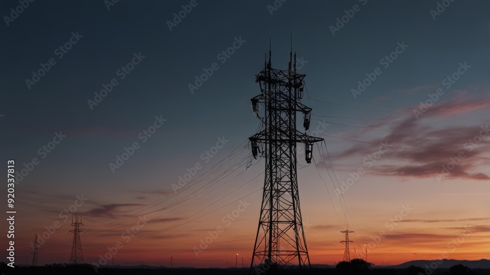 5G towers and equipment in a city 5G towers and equipment in a city