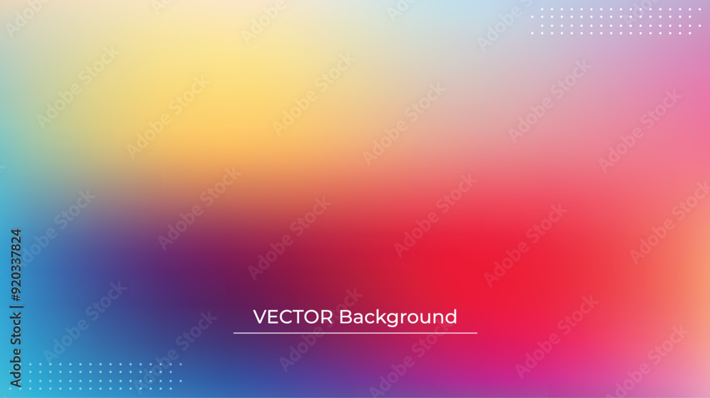 Smooth and blurry colorful gradient mesh background. Modern bright rainbow colors. Easy editable soft colored vector banner template. Premium quality Smooth and blurry colorful gradient mesh background. Modern bright rainbow colors. Easy editable soft colored vector banner template. Premium quality