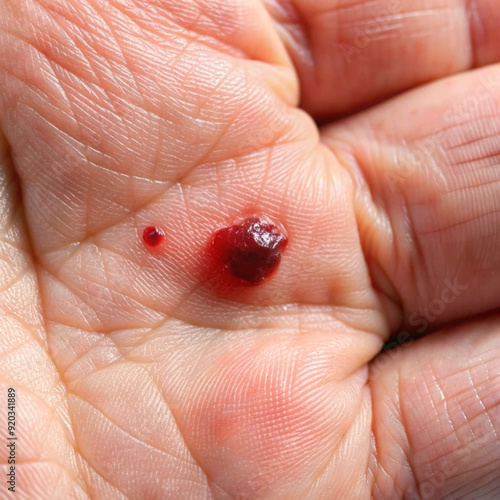 blood blister Picture photo