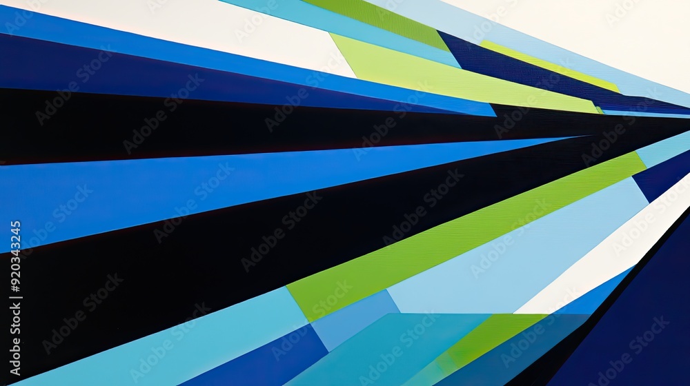 Stripes blue black green. Generative AI Stripes blue black green. Generative AI