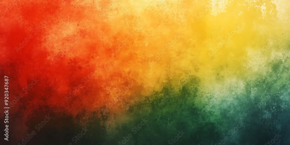 Colorful abstract background with a grunge texture featuring a blend of green, yellow and red hues. Colorful abstract background with a grunge texture featuring a blend of green, yellow and red hues.