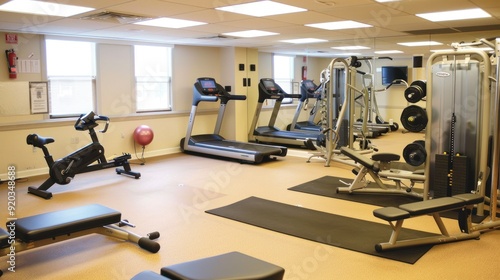 Well-Equipped Gym Interior