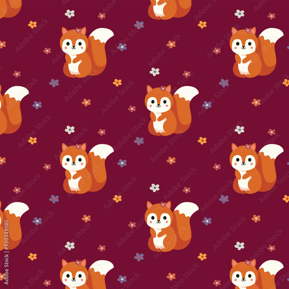 Cute squirrel pattern Cute squirrel pattern