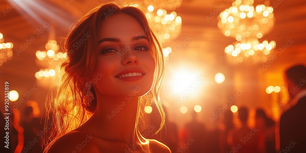 Executives Networking at a Charity Gala in a Luxurious Hall, generative ai Executives Networking at a Charity Gala in a Luxurious Hall, generative ai