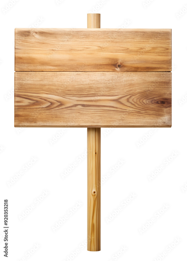 Wooden signboard isolated on transparent background Wooden signboard isolated on transparent background