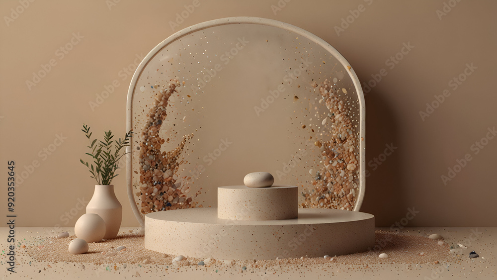 premium 3d podium display tube with rim and glass dome terrazzo texture over pastel beige background beauty summer platform mockup witch copy space for banner product promotion with g
premium 3d podium display tube with rim and glass dome terrazzo texture over pastel beige background beauty summer platform mockup witch copy space for banner product promotion with g