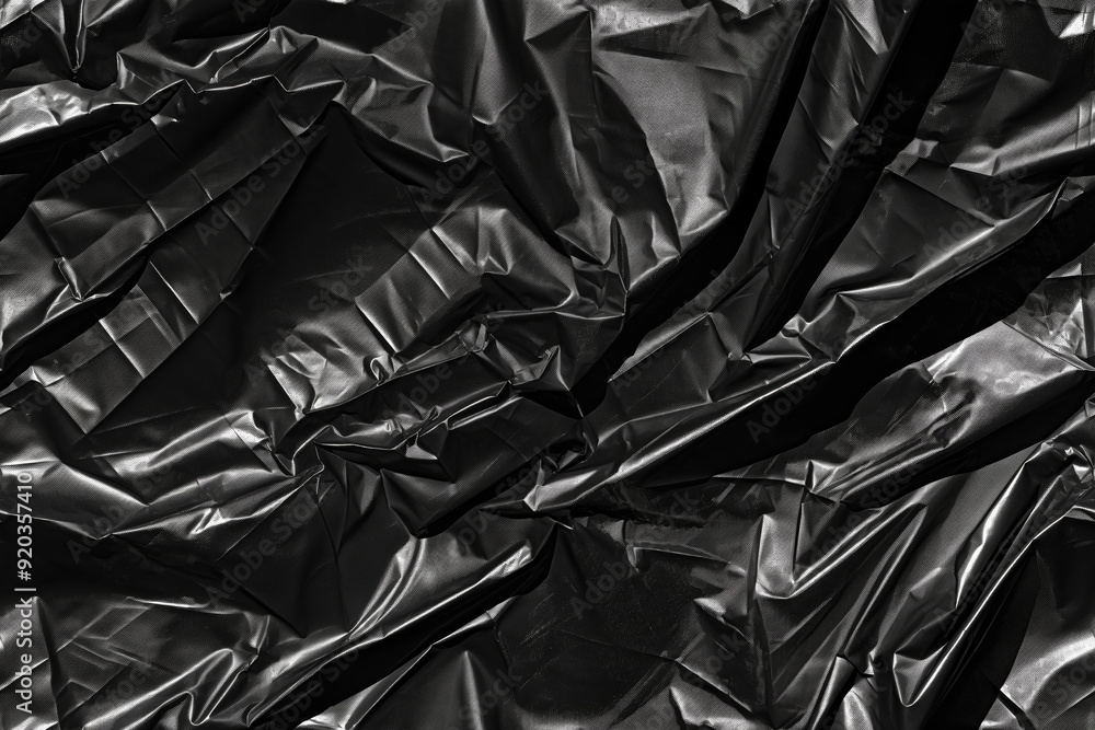 Wrinkled Black Plastic Texture Background for Industrial Design and Abstract Art Projects Wrinkled Black Plastic Texture Background for Industrial Design and Abstract Art Projects