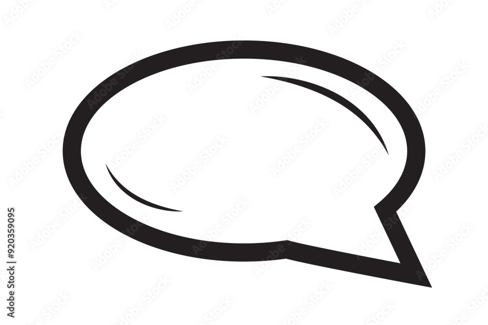 Speech bubble for comics. Words balloon illustration. Comic text cloud. Hand-drawn banner Speech bubble for comics. Words balloon illustration. Comic text cloud. Hand-drawn banner
