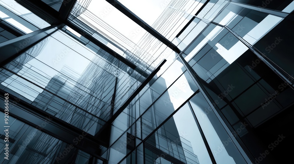 Geometric Patterns in Modern Architecture with Steel and Glass Elements Geometric Patterns in Modern Architecture with Steel and Glass Elements